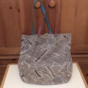 Maurizio Taiuti vintage leather handbag